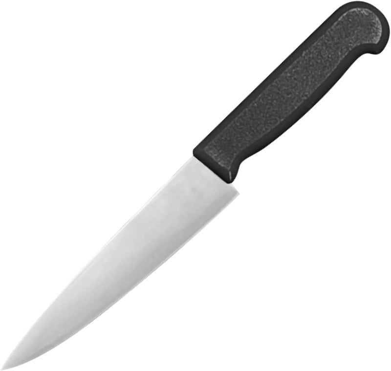 Kitchen Master 6 Inch Stainless Steel Professional Chef Knife (Black) | NSF Certified Cook’s Knife - Image 1